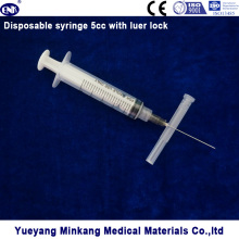 Medical Syringe with Needle 5cc (luer lock)